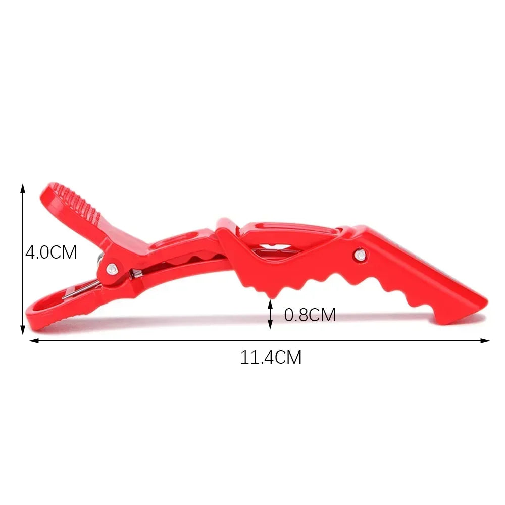 6-Piece Plastic Alligator Hair Clips