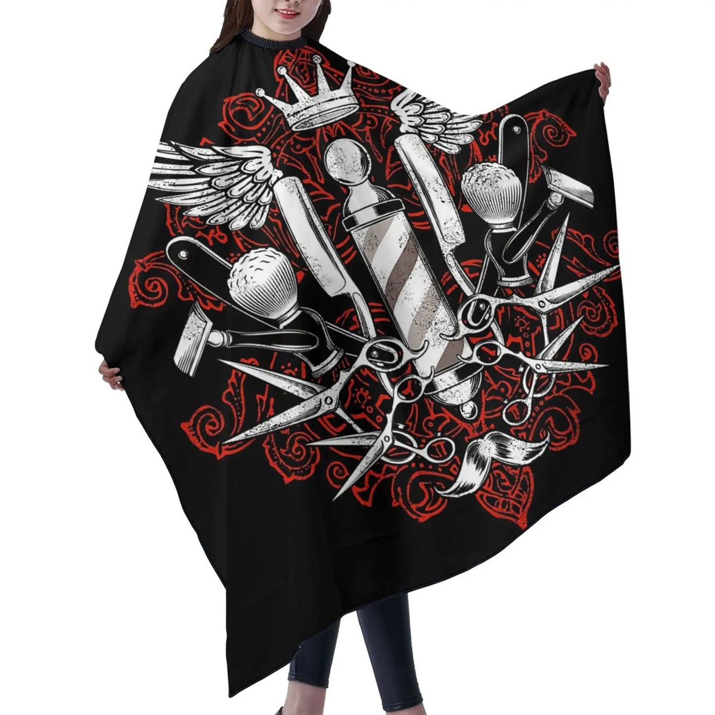 Waterproof Hairdressing Apron – Anti-Static Barber Cape