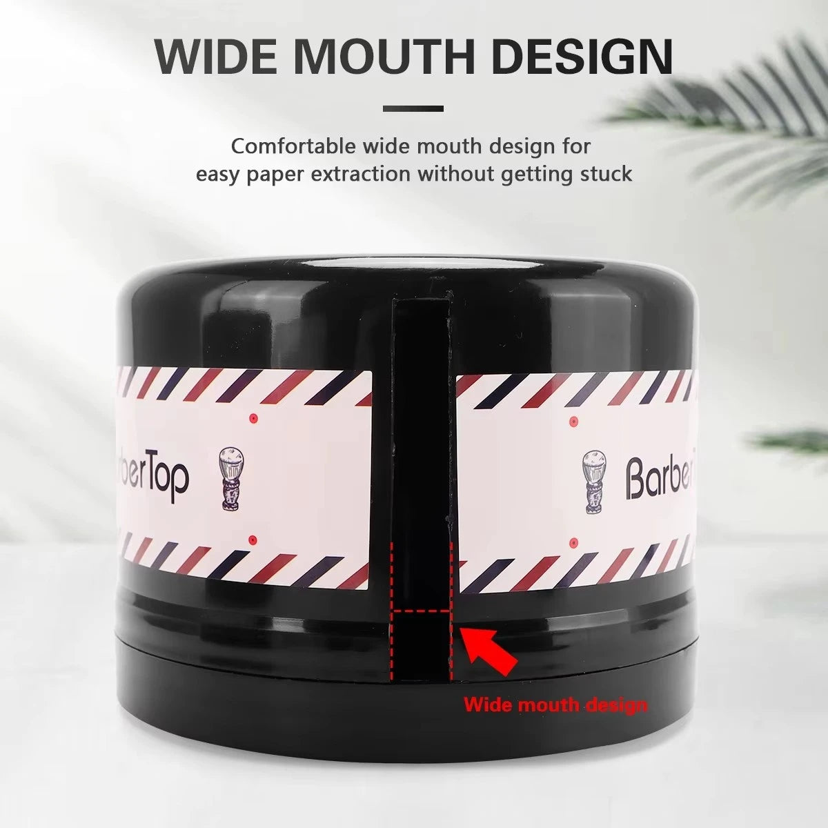 Barber Neck Paper Roll Holder
