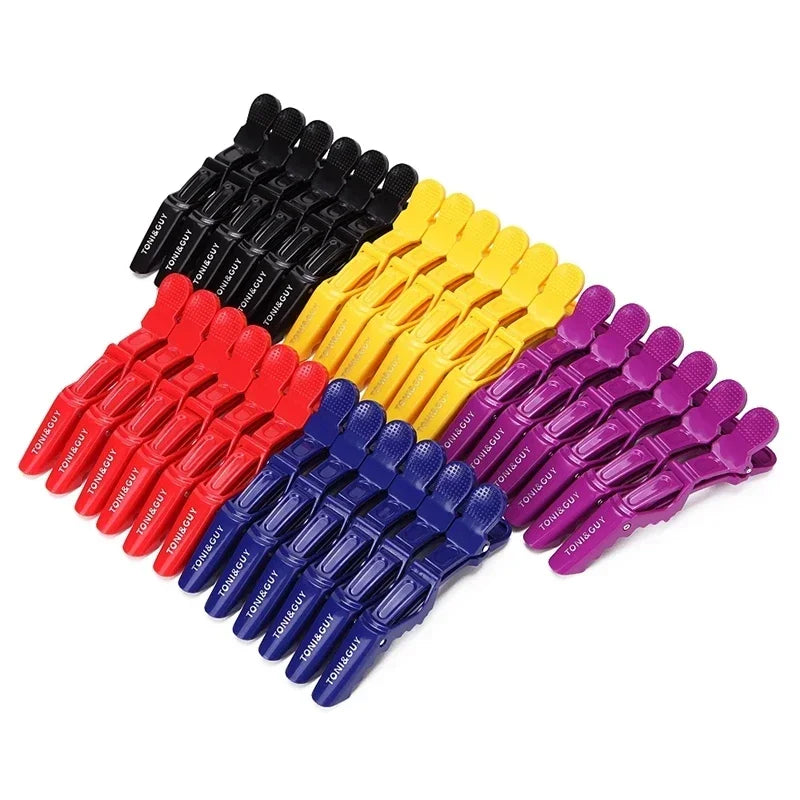 6-Piece Plastic Alligator Hair Clips