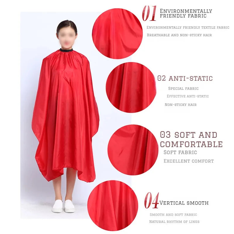 Waterproof Barber Cape – Professional Hairdressing Gown