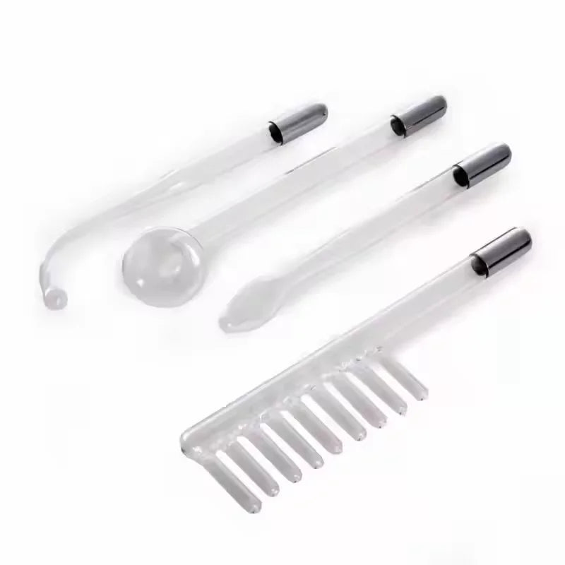 Professional 4-in-1 High-Frequency Wand – Advanced Hair Growth & Skin Rejuvenation Therapy Device